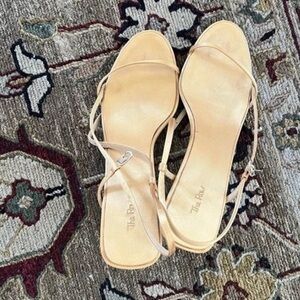 The Row Women's Satin Heeled Sandals